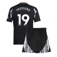 Camiseta Arsenal Leandro Trossard #19 Visitante Equipación para niños 2024-25 manga corta (+ pantalones cortos)